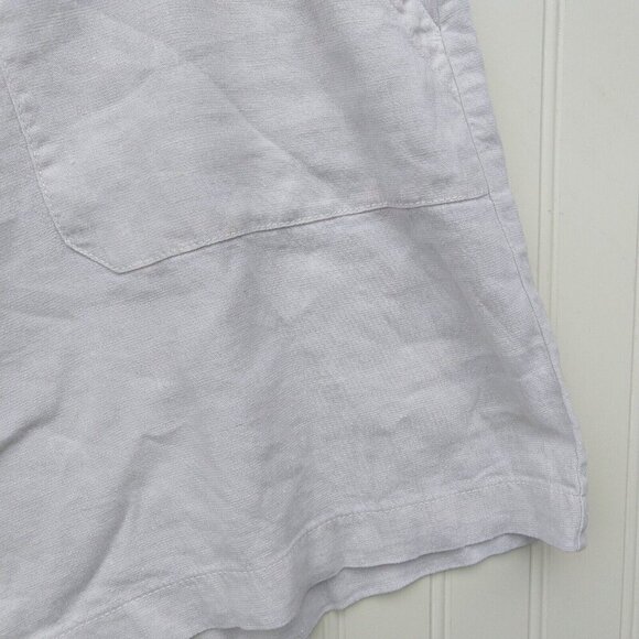 Fresh Produce Del Mar Linen Shorts White Size L NWT L Bermuda Womens MSRP $65 - Picture 7 of 15